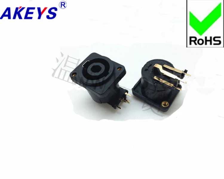 

3PCS SP-001-3 small square seat four-core socket core card seat with Newtrak NL4MP bend foot