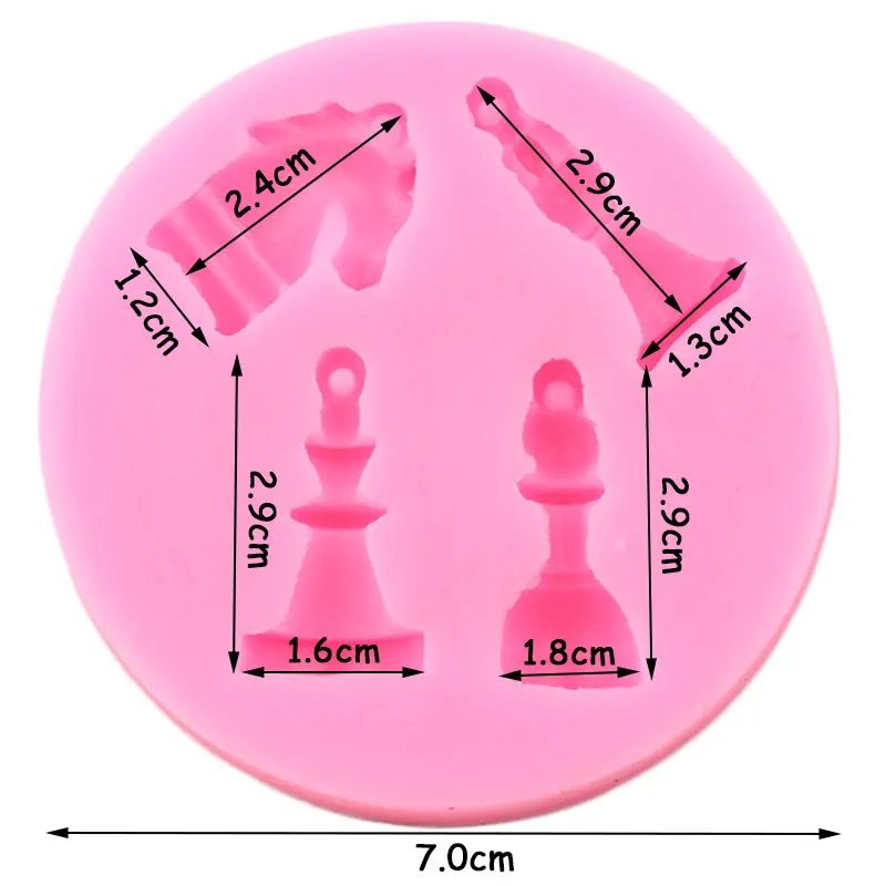 Шахматная доска King Queen рыцарь силиконовые пресс формы для шоколадных конфет