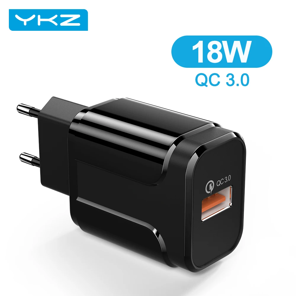 YKZ USB зарядное устройство 3A быстрой зарядки 18 Вт мобильный телефон адаптер для