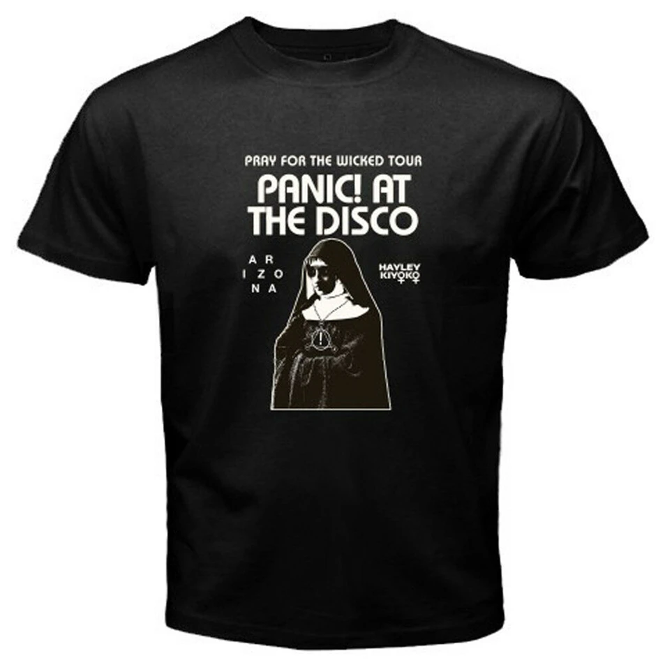 Новинка panic! At The Disco Pray For Wicked Tour Мужская черная футболка размер S-3Xl на заказ |