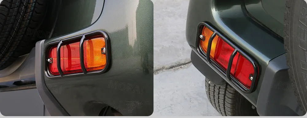 MOPAI автомобильный фонарь для Suzuki jimny 2007 вверх металлический задний бампер задний противотуманный светильник крышка лампы Защита для Suzuki аксессуары для jimny