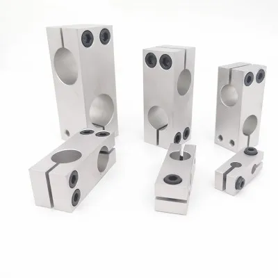 

3D Printing Accessories Pneumatic Components Linear Optical Axis Fixing Clip Connecting Piece Cross Double Hole Support Frame