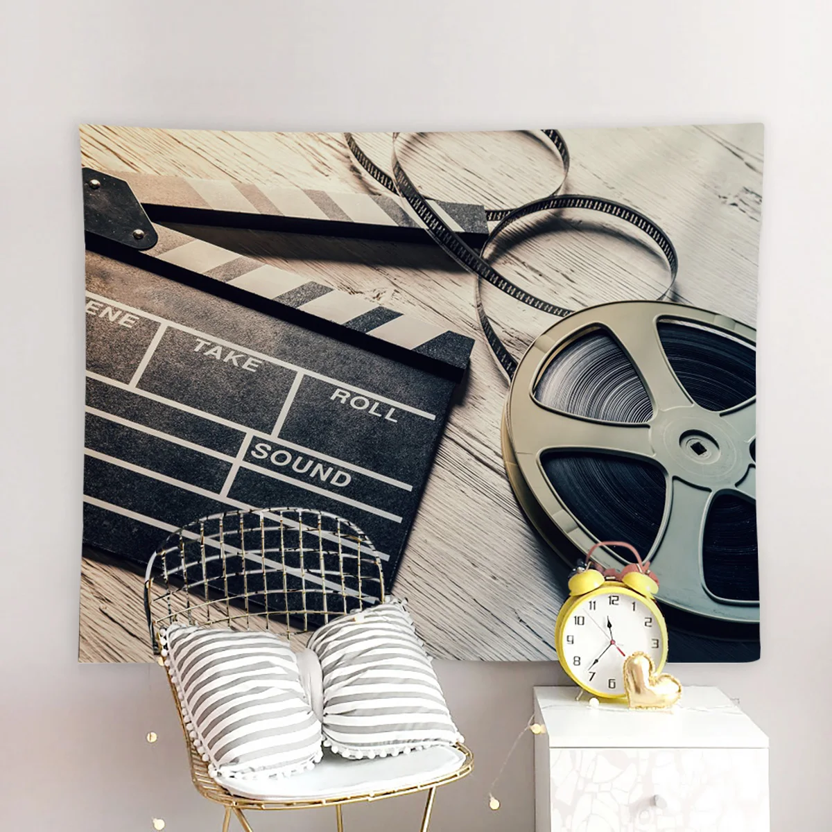 Рулон пленочных камер и досок для деревянных столов гобелен Настенный декор