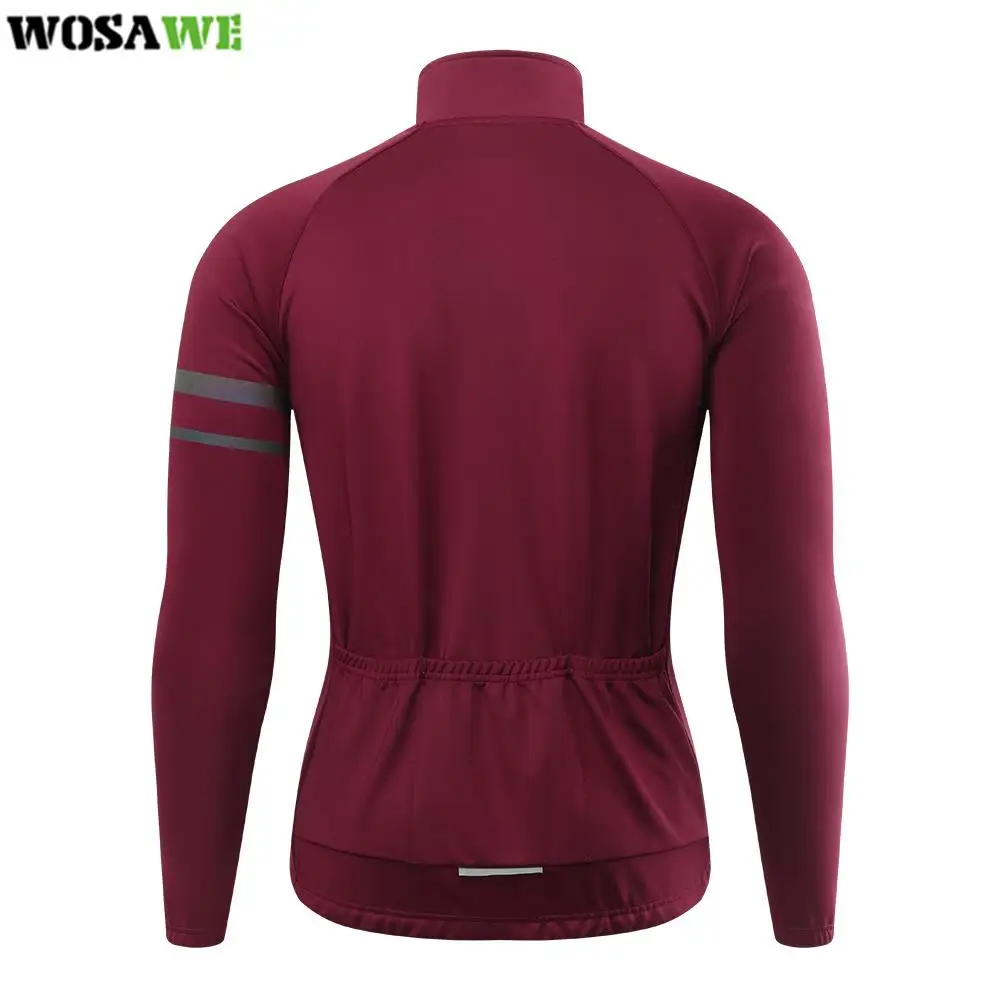 Зимняя велосипедная куртка WOSAWE с цветными светоотражающими полосками Мужская