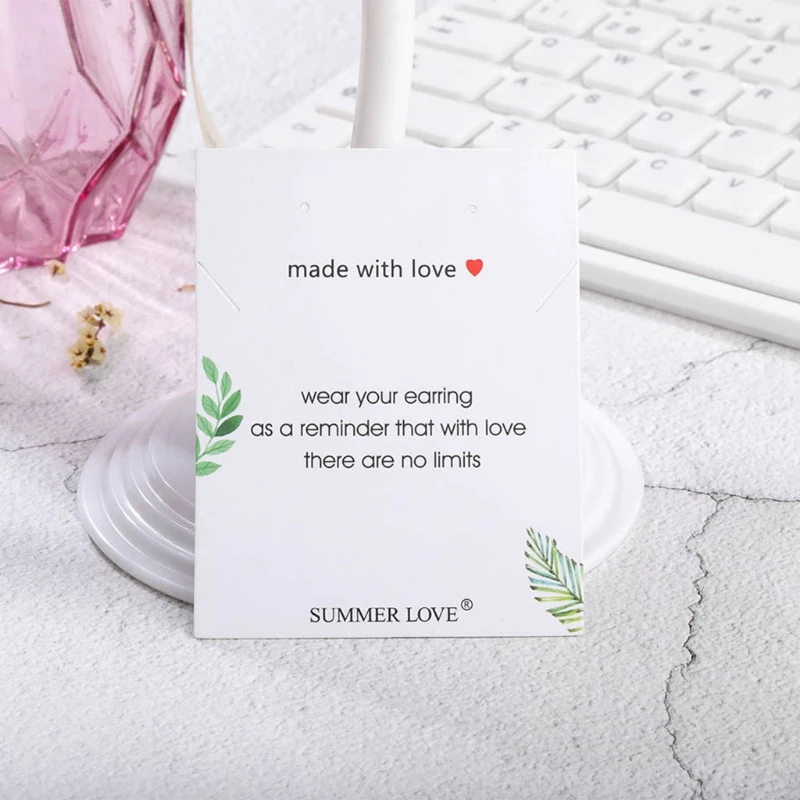 100PCS Evil Eye Charms Bracelet Red Thread Rope Display Cards For Women Men Message Earring Wish Gifts 40GB | Украшения и