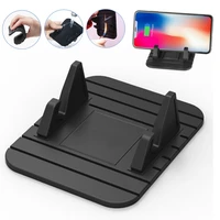 non slip car phone holder dashboard pad anti slide stable silicone gps bracket universal auto stand for iphone 12 xiaomi