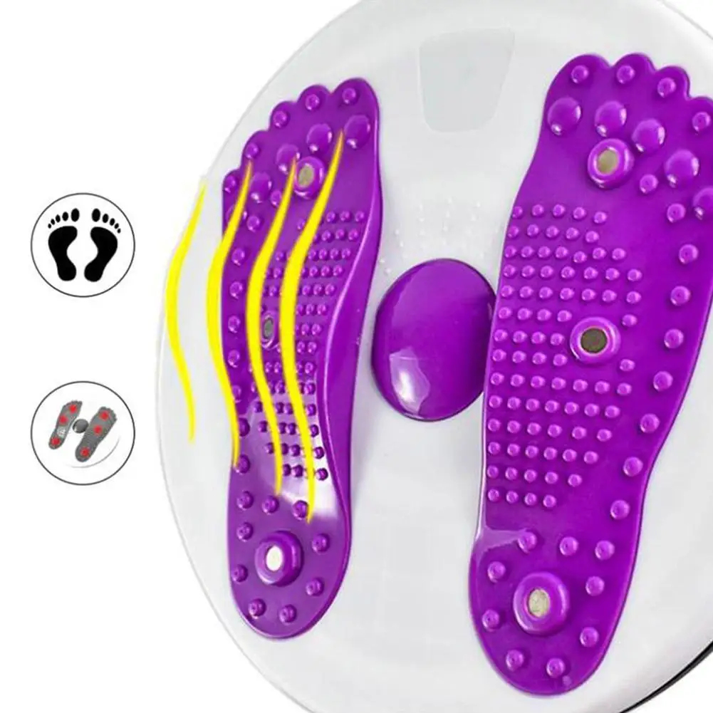 

1pc Magnet Waist Wriggling Plate Body Slimming Twisting Foot Turning Equipment Exercise Plate Waist Home Massage Fitness H2P6