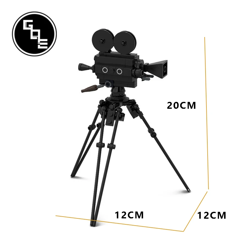 

New Creative Ideal MOC-21947 Old-Fashioned Movie Camera decoration Educational building blocks model Diy toys for kids Xmas gift