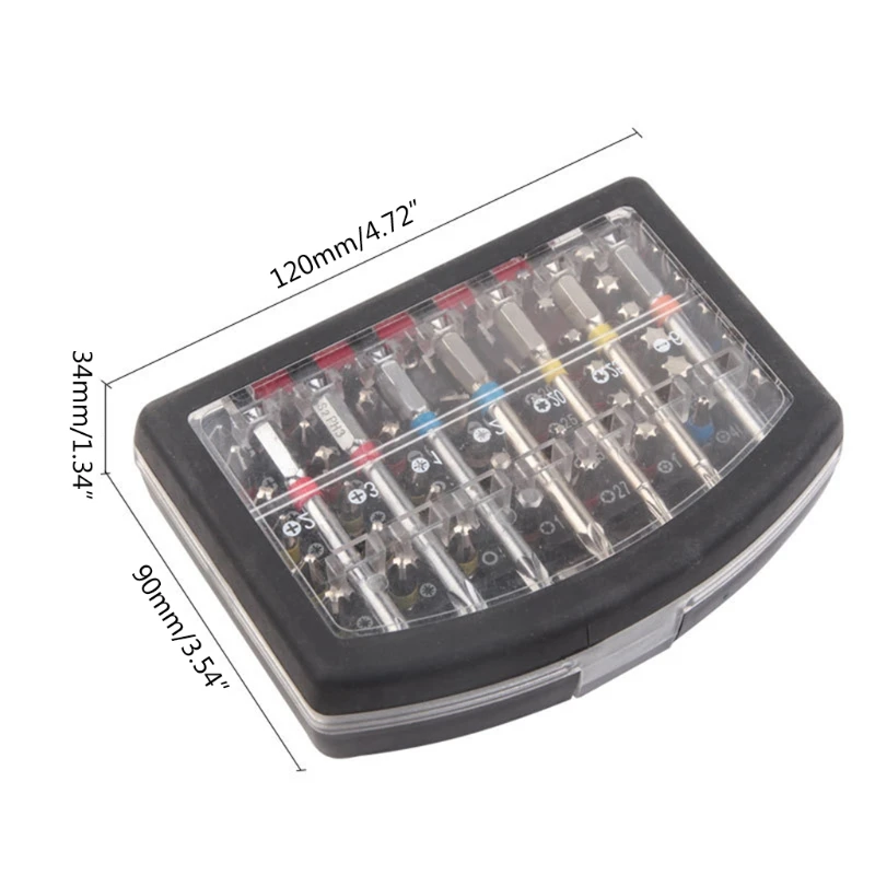

H056 Metal Drilling and Screw Driving Screwdriver Various Kit Spinning Head Types Durable Screw Set Screw Tools Drill Bit Set