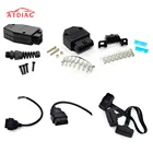 Автомобильные аксессуары, разъем OBD2, 16-контактный разъем OBD2, разъем OBD OBD2, 16-контактный разъем заглушка OBDII J1962