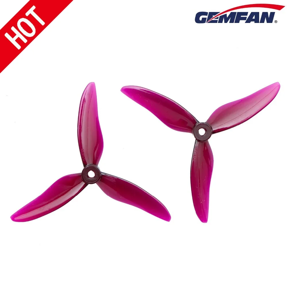 20 шт./10 пар 2 пары трехлопастные пропеллеры Gemfan Hurricane 51499 для двигателя 2306 2207 RC FPV