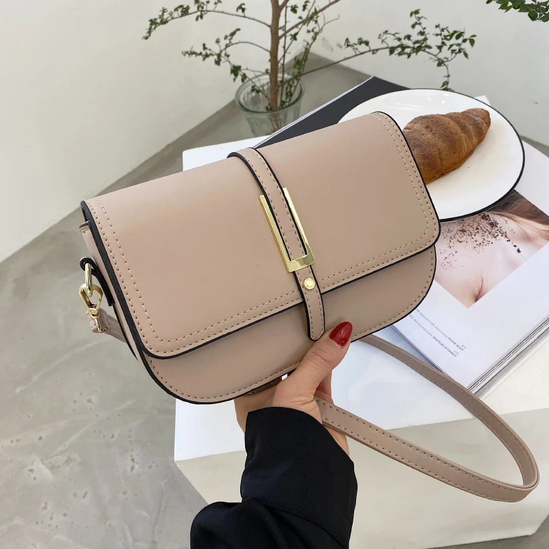 

PU Leather Chain Mobile Phone Shoulder bags Simple Small Square Bag Women's luxury Designer Handbags for women 2021 novelties Ba