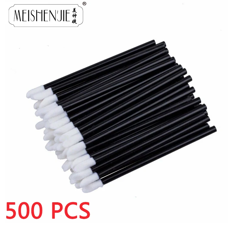 

MEISHENJIE 500 PCS Disposable Lip Brushes Women Accessories Wholesale Gloss Wands Applicator Perfect MakeUp Tool Fashion Hot New