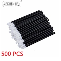 meishenjie 500 pcs disposable lip brushes women accessories wholesale gloss wands applicator perfect makeup tool fashion hot new
