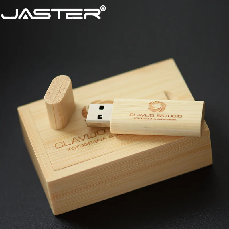 USB-флеш-накопитель JASTER деревянный с коробкой 4/8/16/32 ГБ | Компьютеры и офис