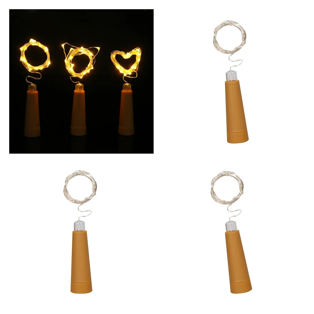 

95cm LED Mini Bottle Stopper Lamp String Fairy Light Colorful Light Bar Decor