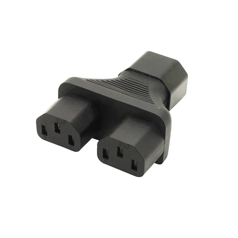 

IEC 320 C14 Male to 2xC13 Female Y spliter adapter C14 TO TWO C13,IEC 320 C14 to Dual C13