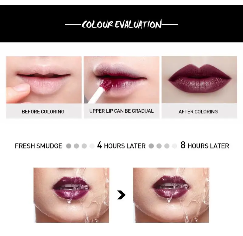 Creative Heart Shape Sexy Lip Gloss Matte Fog Surface Lipstick Long Lasting Waterproof Non-stick Cup Women Makeup Cosmetic TSLM1 | Красота и