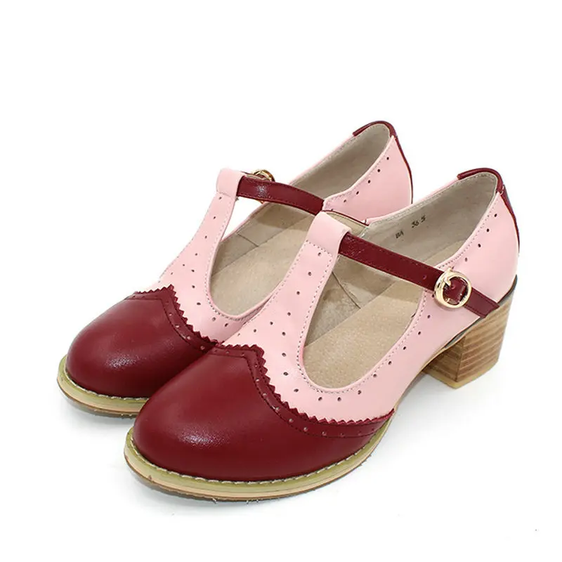 Т-образные туфли на высоком каблуке женские ручной работы из натуральной кожи