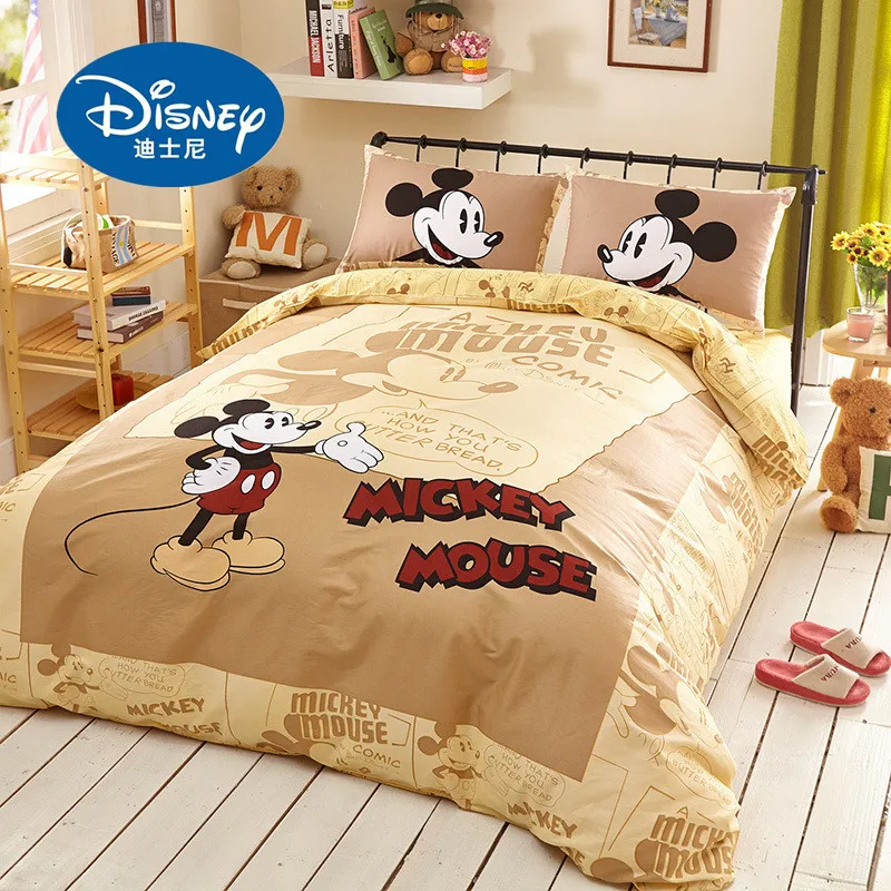 Комплект постельного белья Disney Mickey Minnie Mouse одеяло/пододеяльник простыня