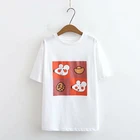 Летние топы размера плюс XL-4XL, женские повседневные футболки средней длины с коротким рукавом, милые рубашки с принтом мышки