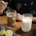 Кофейная чашка с кошачьими лапами, стеклянная чашка для сока, чашка для молока, прозрачное мультяшное двойное стекло с изолированными стенками, в скандинавском стиле, подарок для девочек