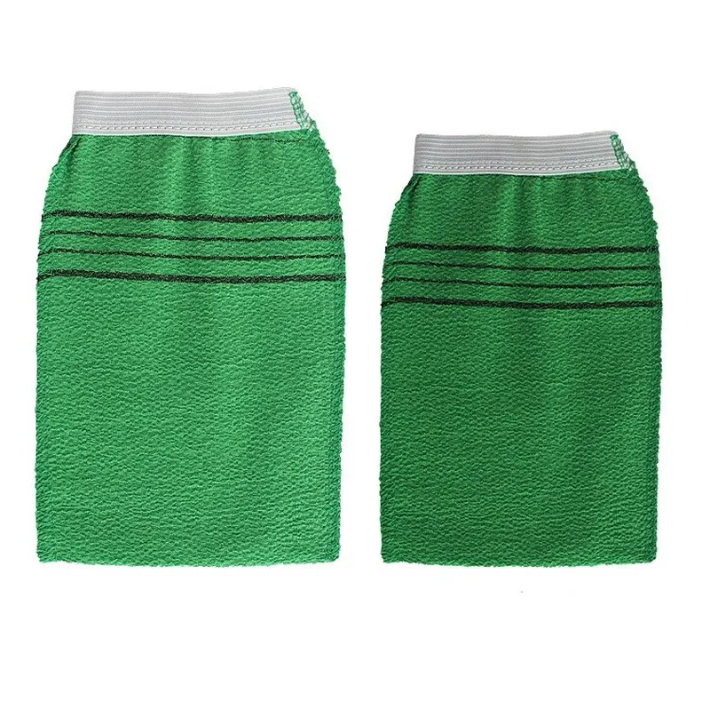 Двухстороннее полотенце для душа скраб тела корейское отшелушивающее ванны