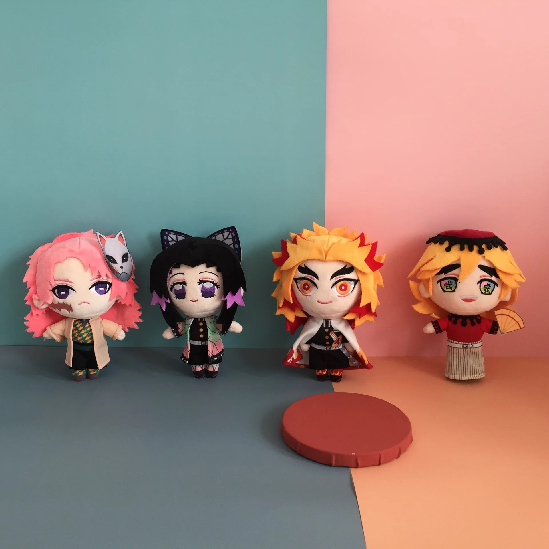 Фигурка аниме рассекающий демонов 20 см Kimetsu no Yaiba Kamado Tanjirou Nezuko Mitsuri Giyuu Shinobu мягкие