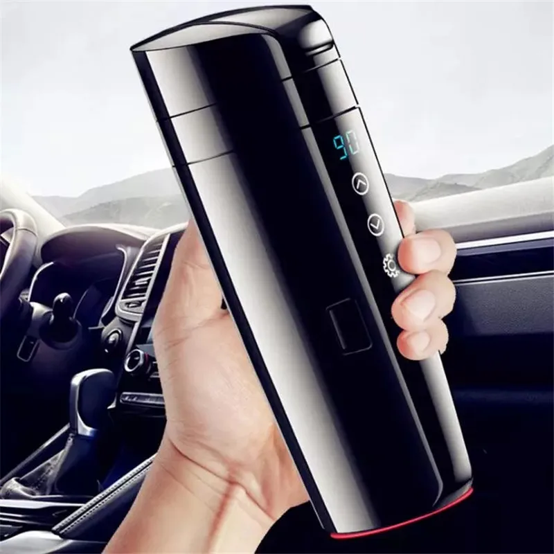 Автомобильный термос Smart Touch с цифровым дисплеем изолированная чашка переносная
