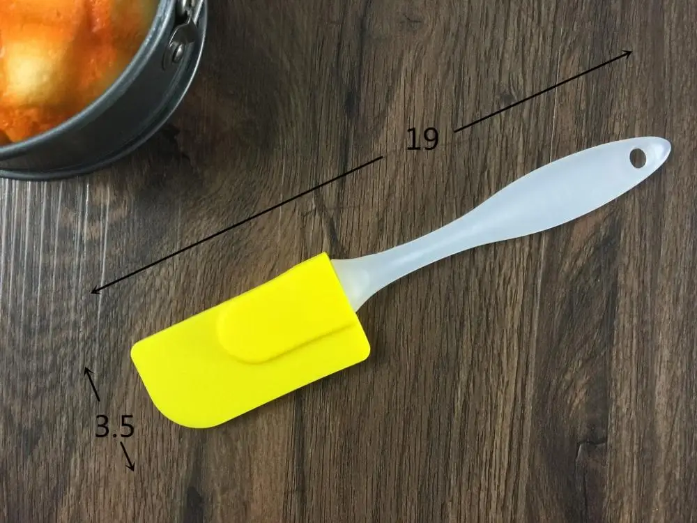 1 шт. Еда Класс антипригарным масло Пособия по кулинарии силиконовые лопатки из