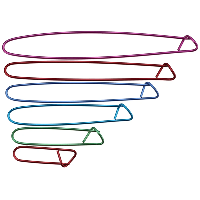 6 шт./компл. алюминиевые держатели для вязания крючком фиксаторы стежков