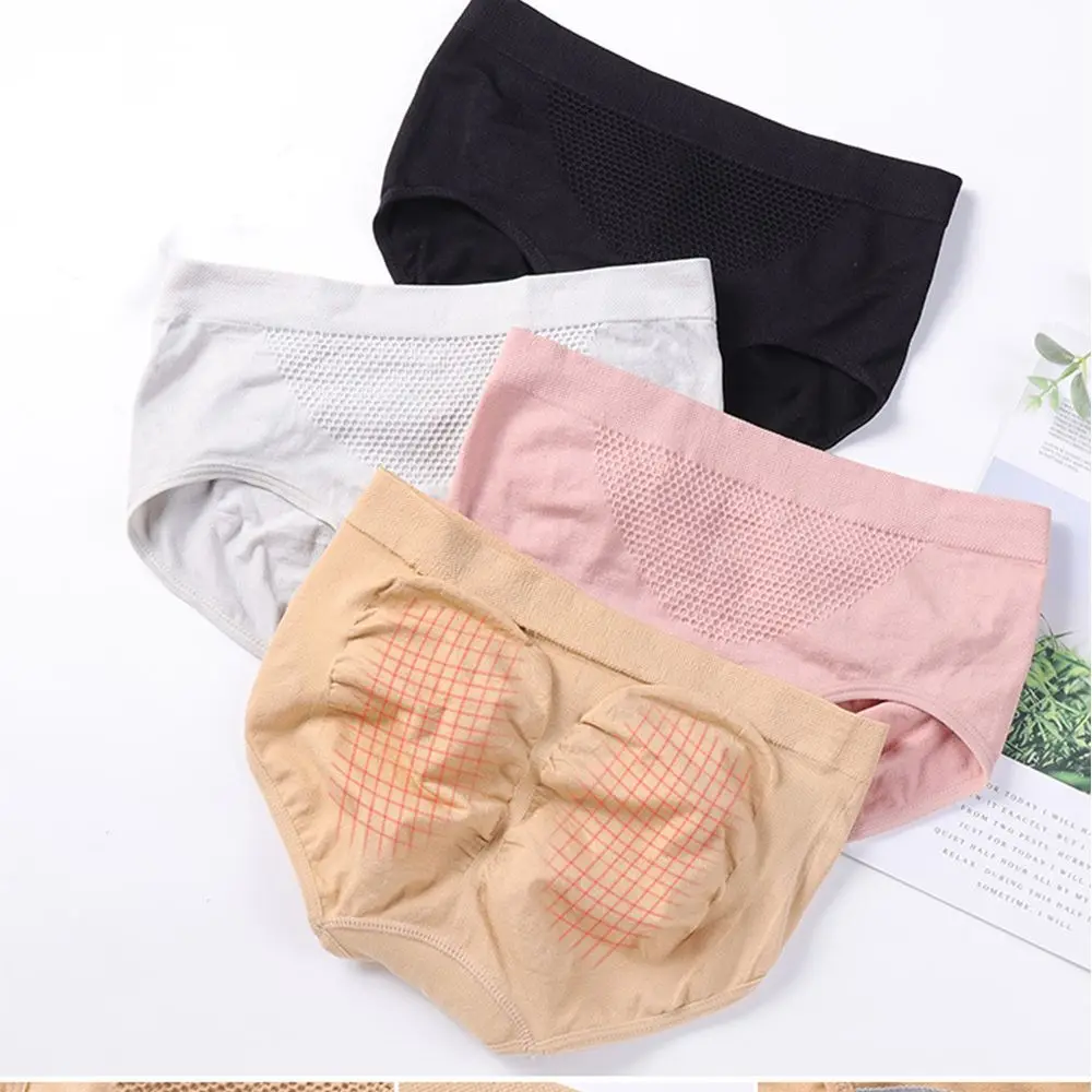 Женские трусики с объемными сотами теплые трусы для живота очень эластичные