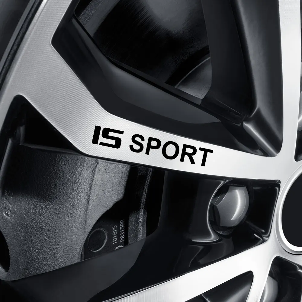 Автомобильные наклейки на колеса 4 шт. для Lexus RX 300 330 IS 250 GX 400 460 UX 200 NX LX LS GS ES SPORT CT200h