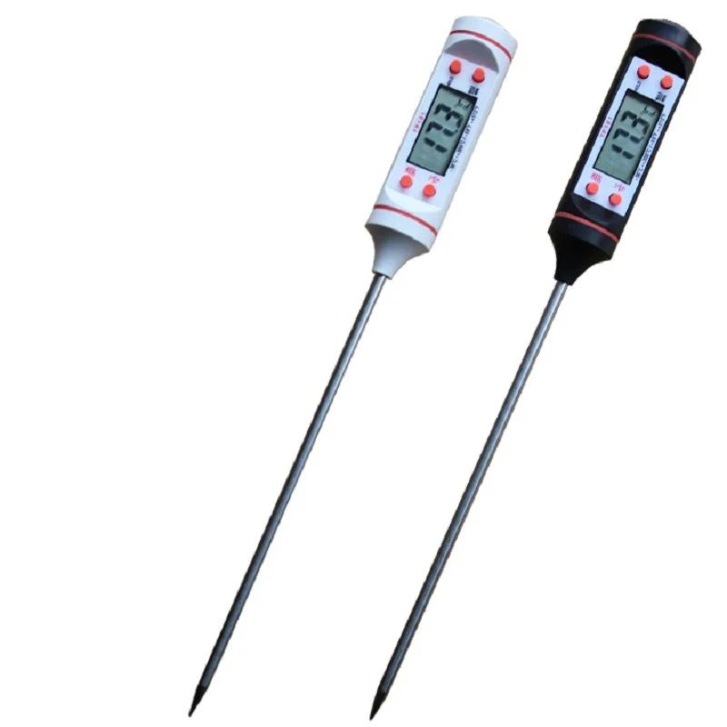 500pcs Practical Meat Thermometer Kitchen Instant Digital Cooking Food Probe Electronic BBQ Household Temperature Detector Tool |