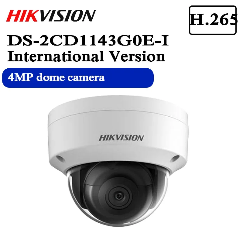 Бесплатная доставка Hikvision DS 2CD1143G0E I CCTV камера POE 4MP IR Сетевая купольная ip Замена