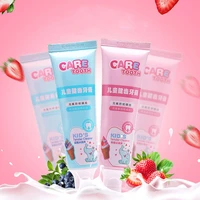 new 50g kids fruit toothpaste anticavity toothpasts fluoride free blueberry or strawberry flavor teeth cleaning oral care