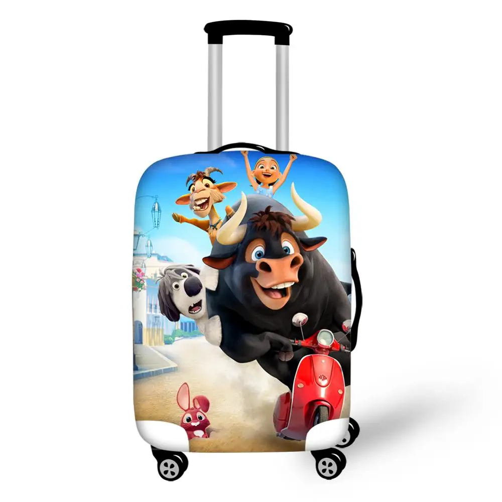 HaoYun Travel Luggage Cover Ferdinand Pattern Suitcase Cover Cartoon Anime Designer Elastic Dust-proof &Water-proof Protector