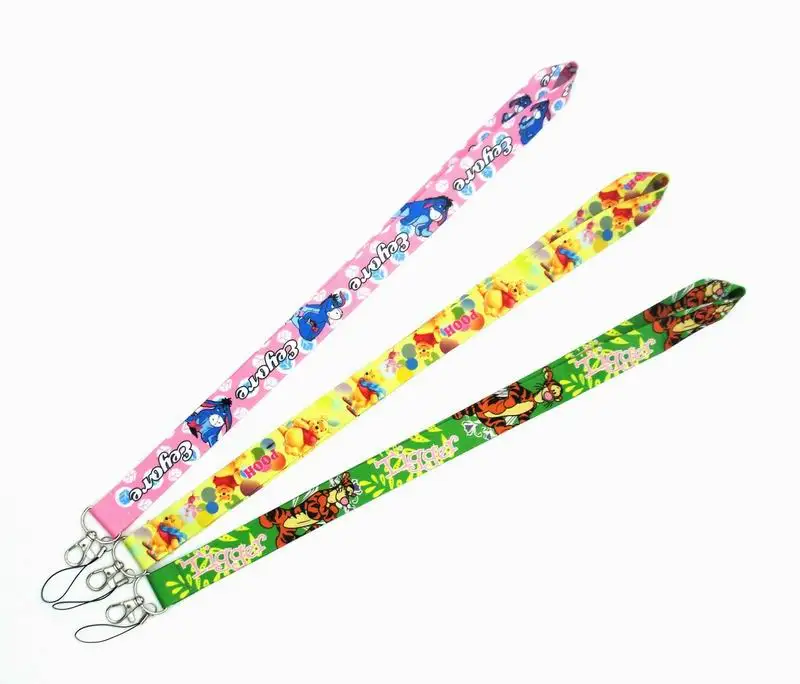 1 шт. Tigger & Po. oh Eeyore Donkey key lanyards id бейдж держатель брелок ремни для мобильного
