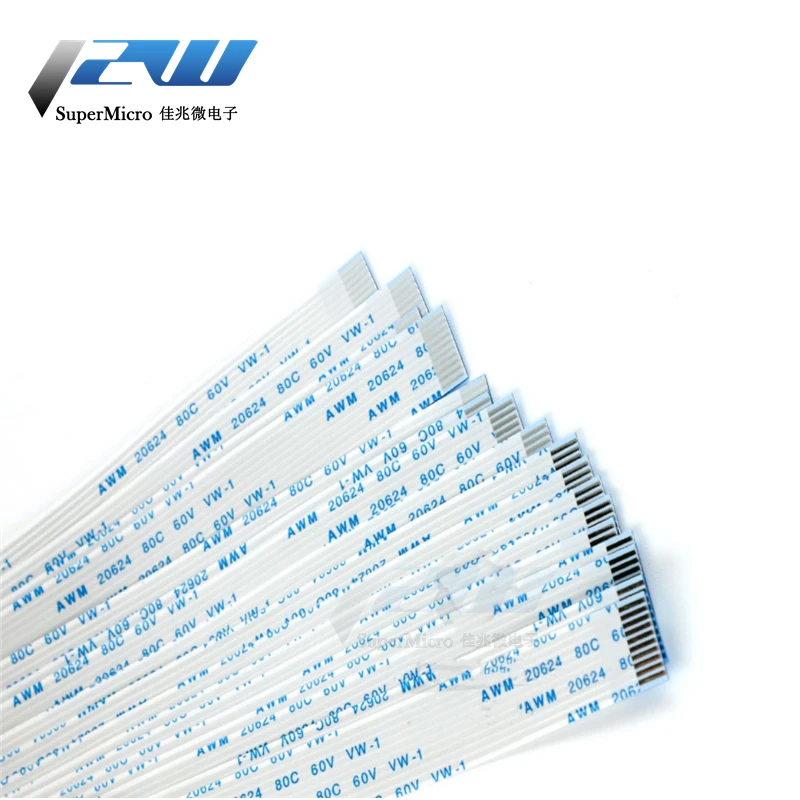 10 шт. плоский гибкий кабель с ПВХ изоляцией FFC FPC ЖК дисплей AWM 20624 80C 60V VW 1