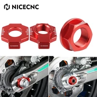 nicecnc for beta 2t 4t rr rrs rr s 125 200 250 300 350 390 430 498 500 520 xtrainer 300 rear wheel axle nut screw chain adjuster