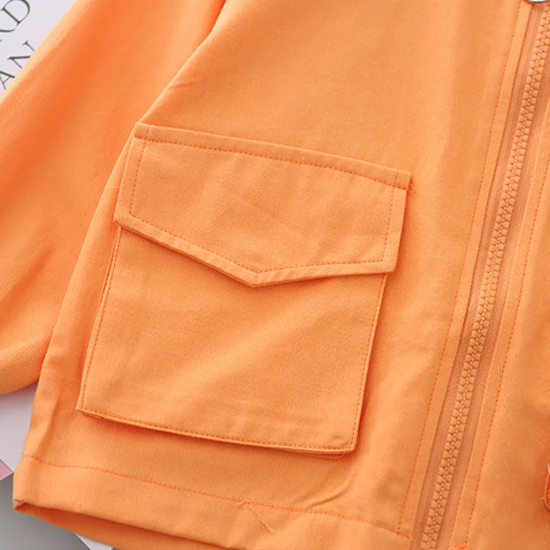 

Spring Autumn Baby Boys Girls Cotton Children Clothes Printed Jacket One Piece Infant Out Kids Fashion Toddler Casual Tracksuits