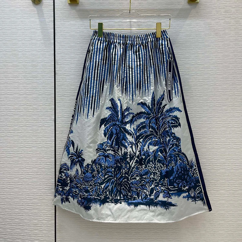 

Women Flower Skirts High Waist Skirt Fashion Chic Student Pleated Skirt Harajuku Ladies Girls Dance Skirts