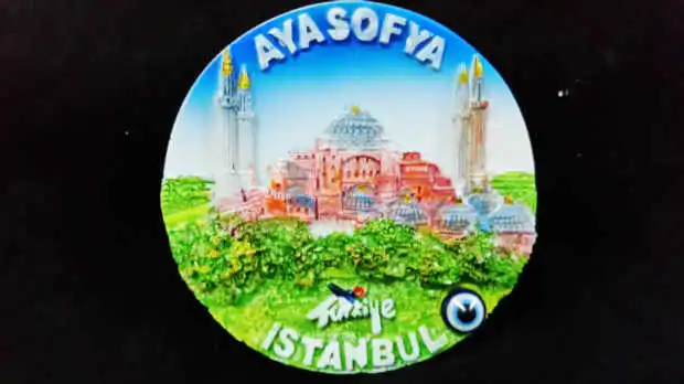 Турция Айя хагия София аясофия Смола магнитная наклейка Мемориал креативный