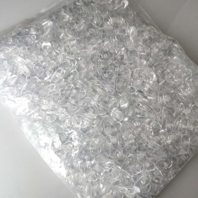 1000 пар ПВХ Носовые фиксирующие накладки для глаз очки мягкие Nosepad 2000 шт./пакет антибликовые солнцезащитные очки