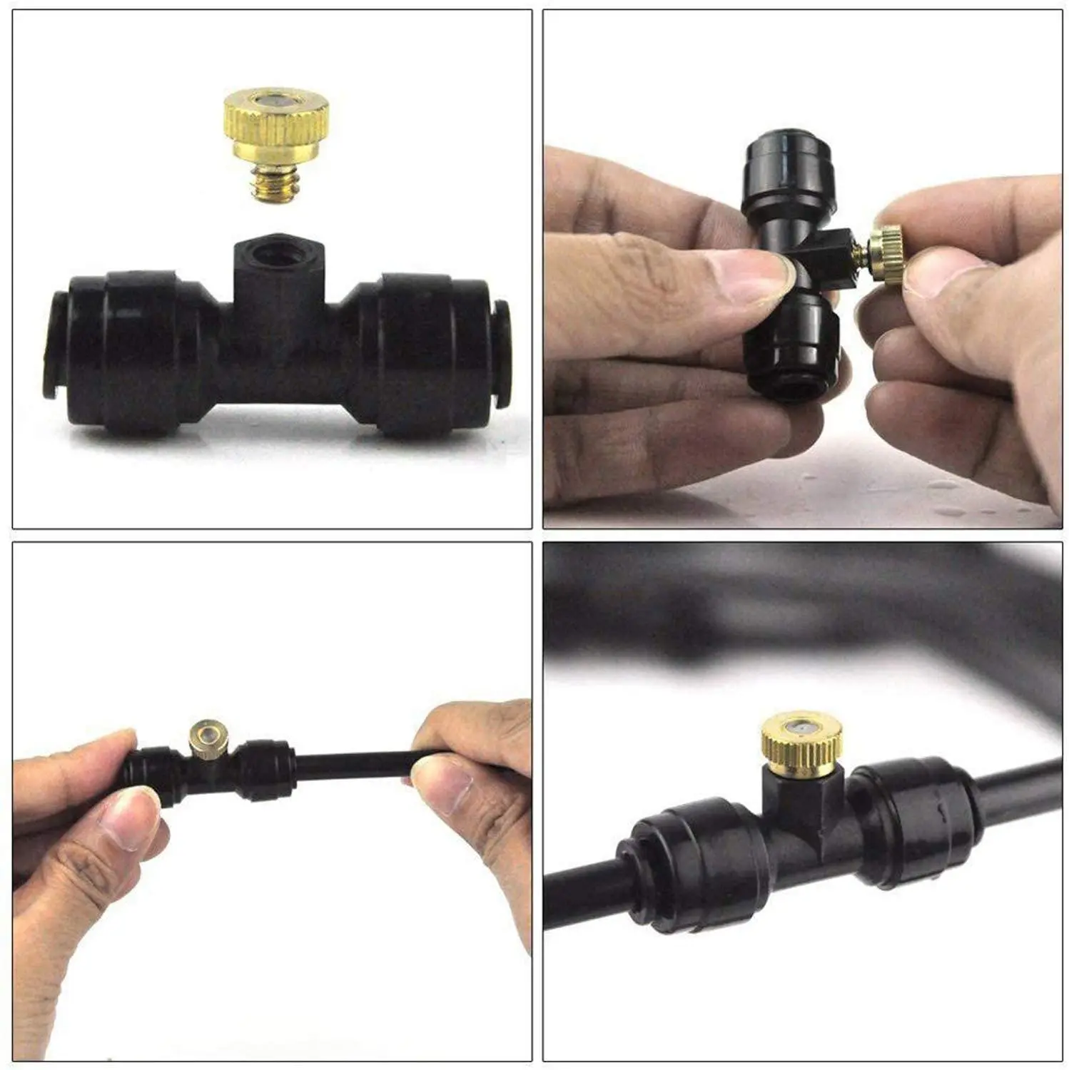 

Atomizing Spray Cooling Water Fog Sprayer System Garden Nebulizer Outdoor Misting System Water Mist for Home Garden Irrigation