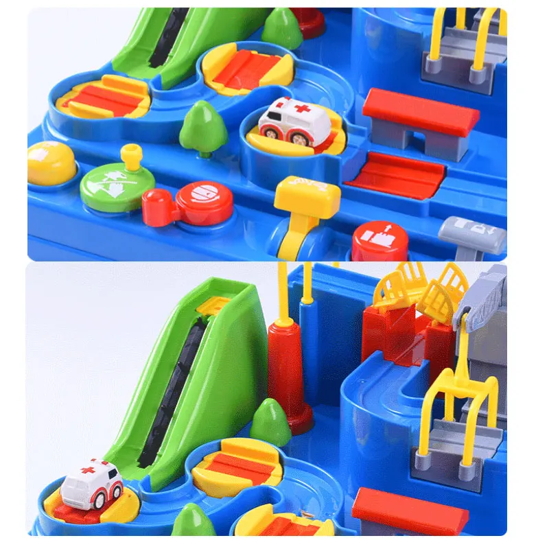 Новый электрический игрушечный поезд автомобили рельсы пульт дистанционного