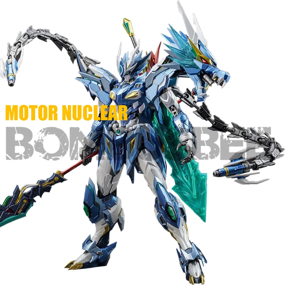 

【IN STOCK】Motor Nuclear MN-Q03 1/72 Ao Bing Blue Dragon Action Figure Robot PVC Figure Model Kid Toys Transformation Bombusbee