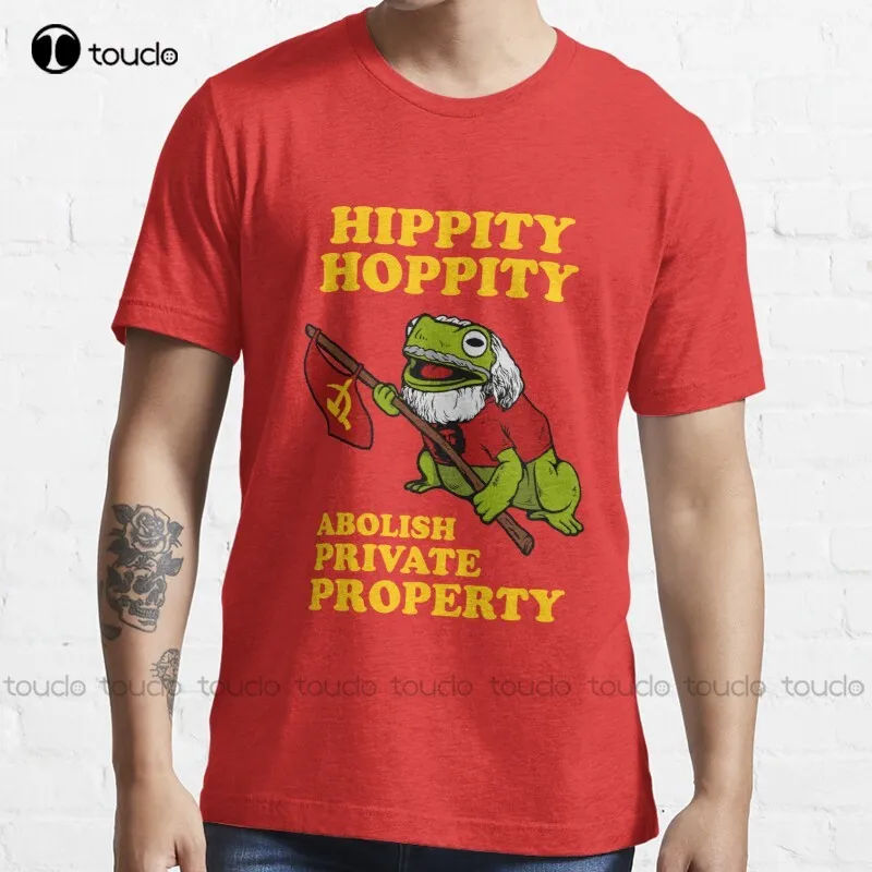 

Hippity Hoppity Abolish Private Property Communist Memes Socialist Memes T-Shirt Beer Shirts For Women Unisex Tee