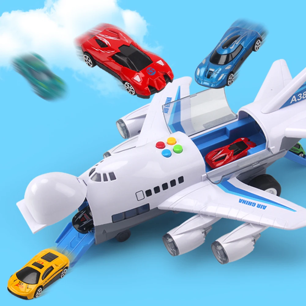 

Toy Aircraft Music Story Simulation Track Inertia Children'S Toy Aircraft Large Size Passenger Plane Kids Airliner Toy Car
