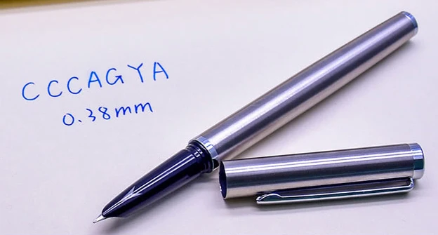 CCCAGYA D033 чернильная ручка 4 цвета 0,38 nib узнать офис школьный канцелярский подарок металлическая Элитная ручка отель бизнес пищущая перьевая ручка